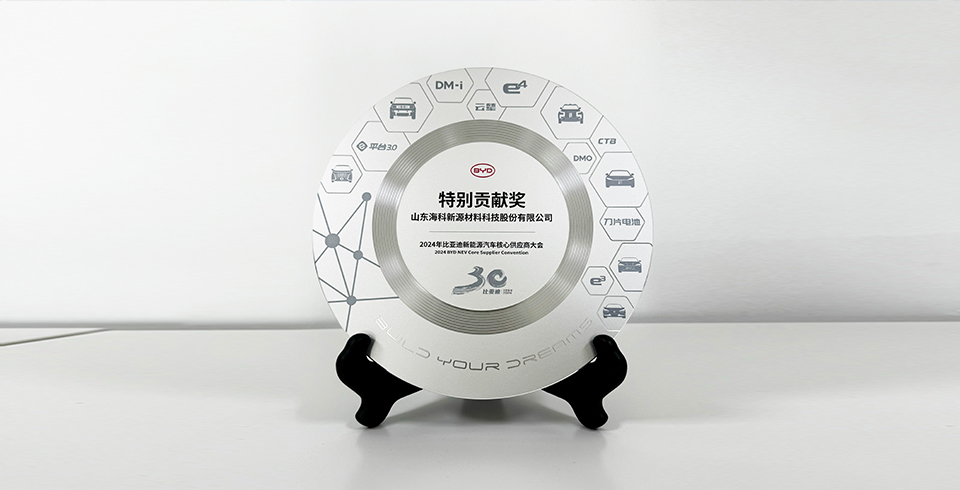 博鱼·体育(中国)官方网站-BOYU SPORTS连续四年再度荣获比亚迪2024年“特别贡献奖”
